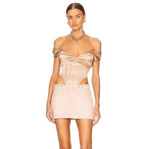 Retrofete Rozik‎ Bodysuit in Nude- NWT Medium